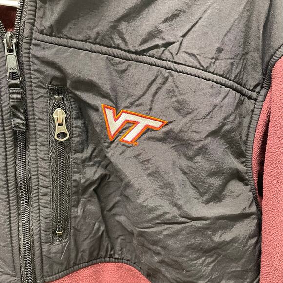 Columbia Virginia Tech Hokies Full Zip Fleece Jacket Size XL - Picture 7 of 8